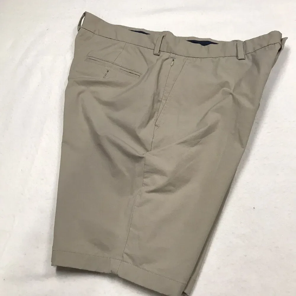 VINEYARD VINES OTG On The Go Shorts Men 36 Khaki Beige Stretch Golf Chino